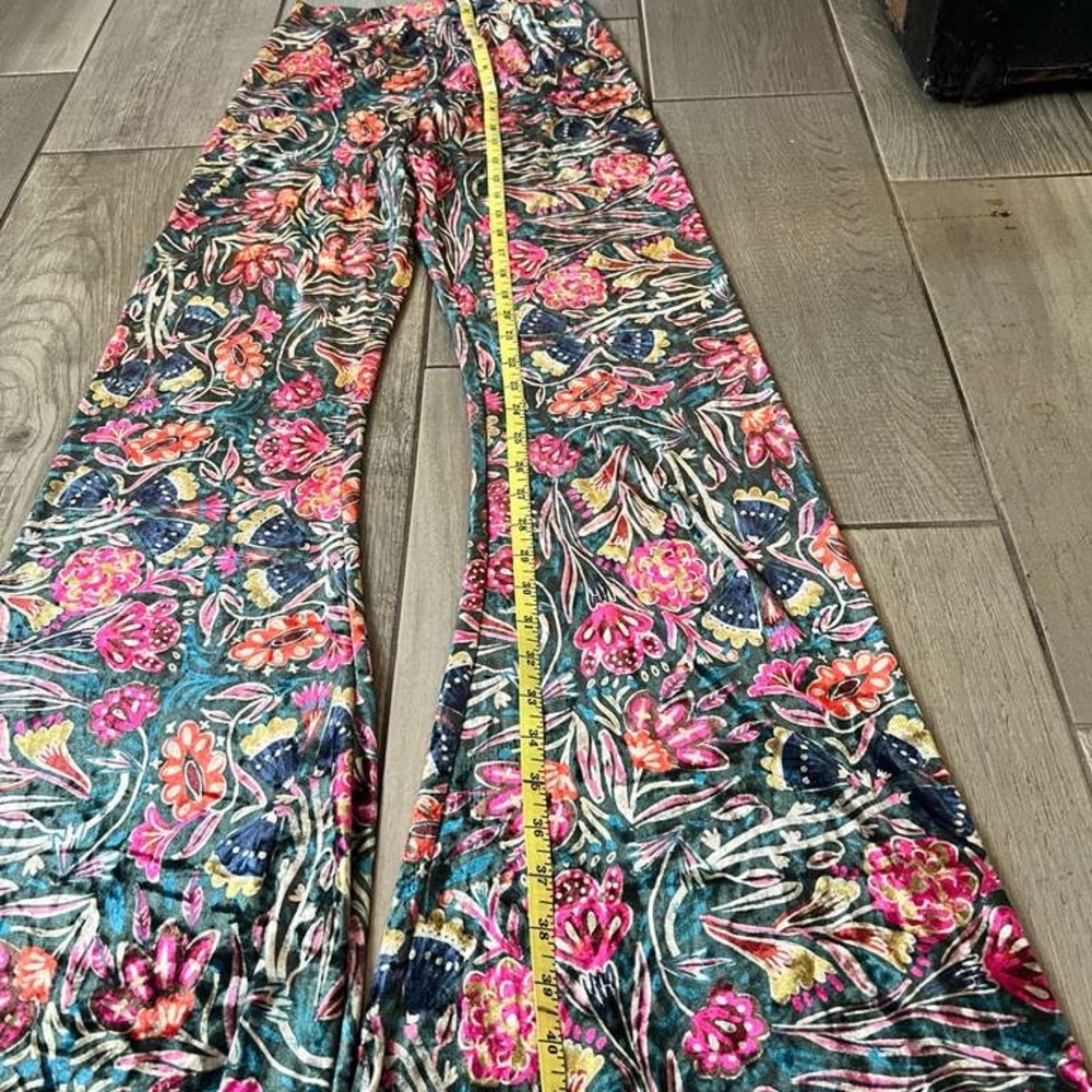 NATURAL LIFE Multicolor Floral Boot Cut Pants - Picture 4 of 11